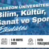 2025 Bilim, Kültür, Sanat ve Spor Etkinlikleri