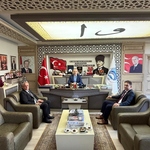 Şalpazarı Belediye Başkanı Refik KURUKIZ’a Taziye Ziyareti