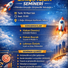 Girişimcilik Semineri; Fikirden Gerçeğe Girişimcilik Yolculuğu; 10 Mart 2026 Salı; 11.00, İ. Doğu Gözaçan Konferans Salonu