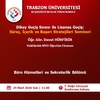Büro Hizmetleri ve Sekreterlik Bölümü; Dikey Geçiş Sınavı (DGS) ile Lisansa Geçiş: Süreç, İçerik ve Başarı Stratejileri Semineri, 24 Mart 2026 Salı Saat 11.00, İ. Doğu Gözaçan Konferans Salonu